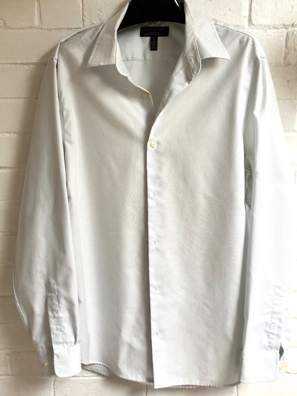 Banana Republic button down in the lightest blue